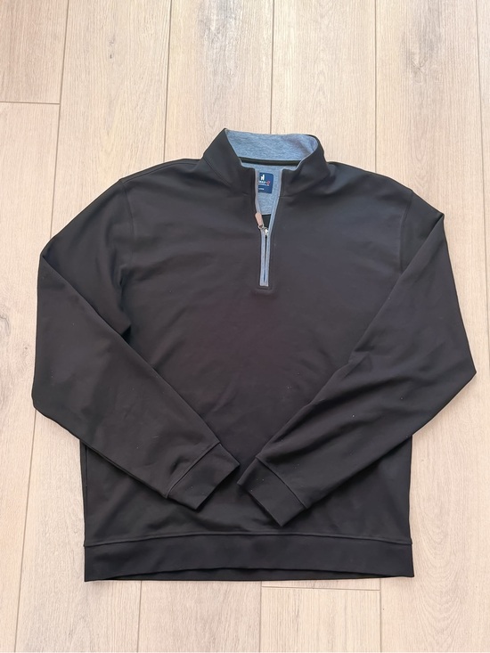 johnnie-O Other - JOHNNIE-O MENS SULLY QUARTER ZIP PULLOVER BLACK SIZE LARGE NWOT